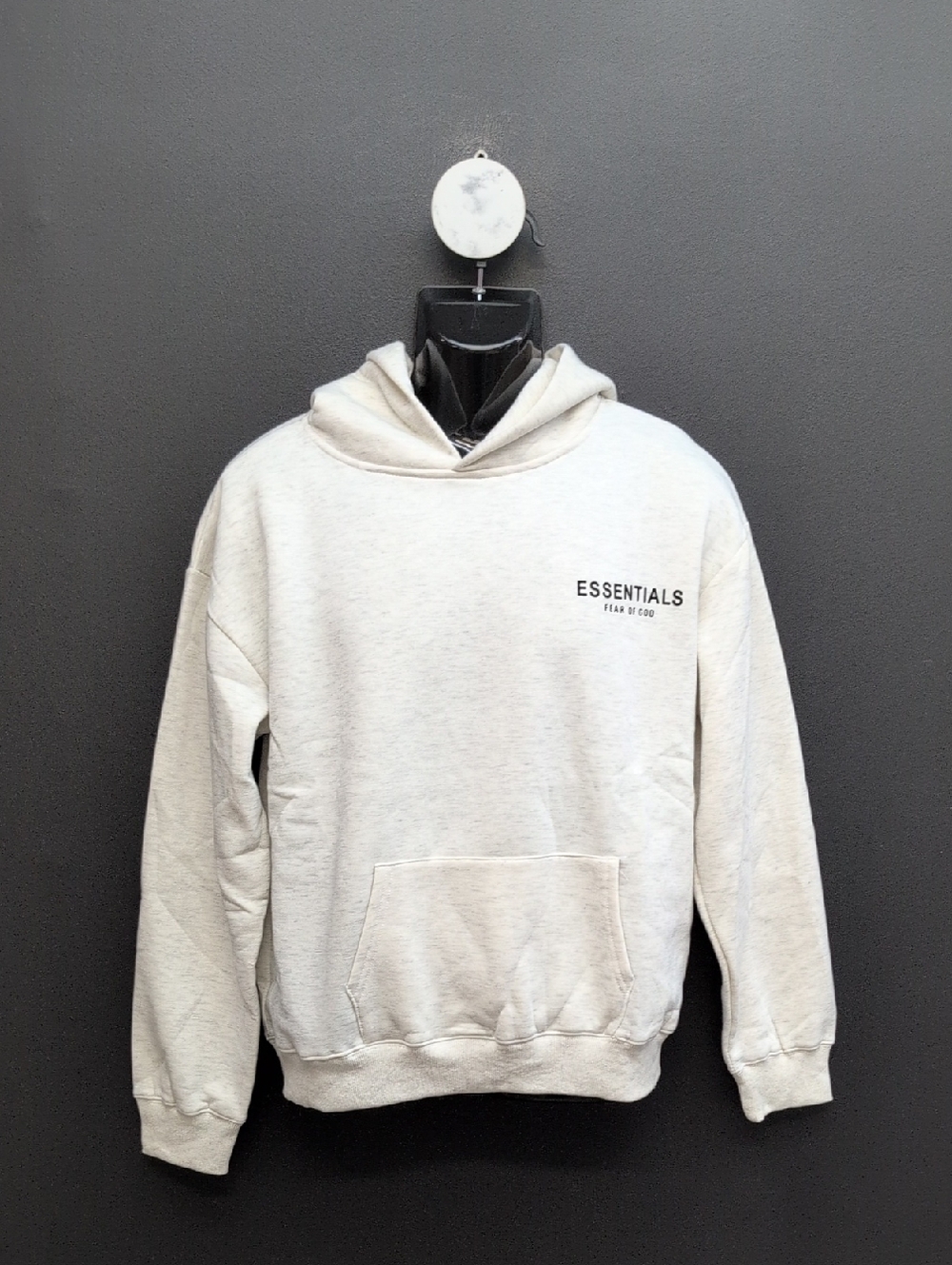Essentials Fear Of God Long Sleeve Men's Hoodie Size Medium White